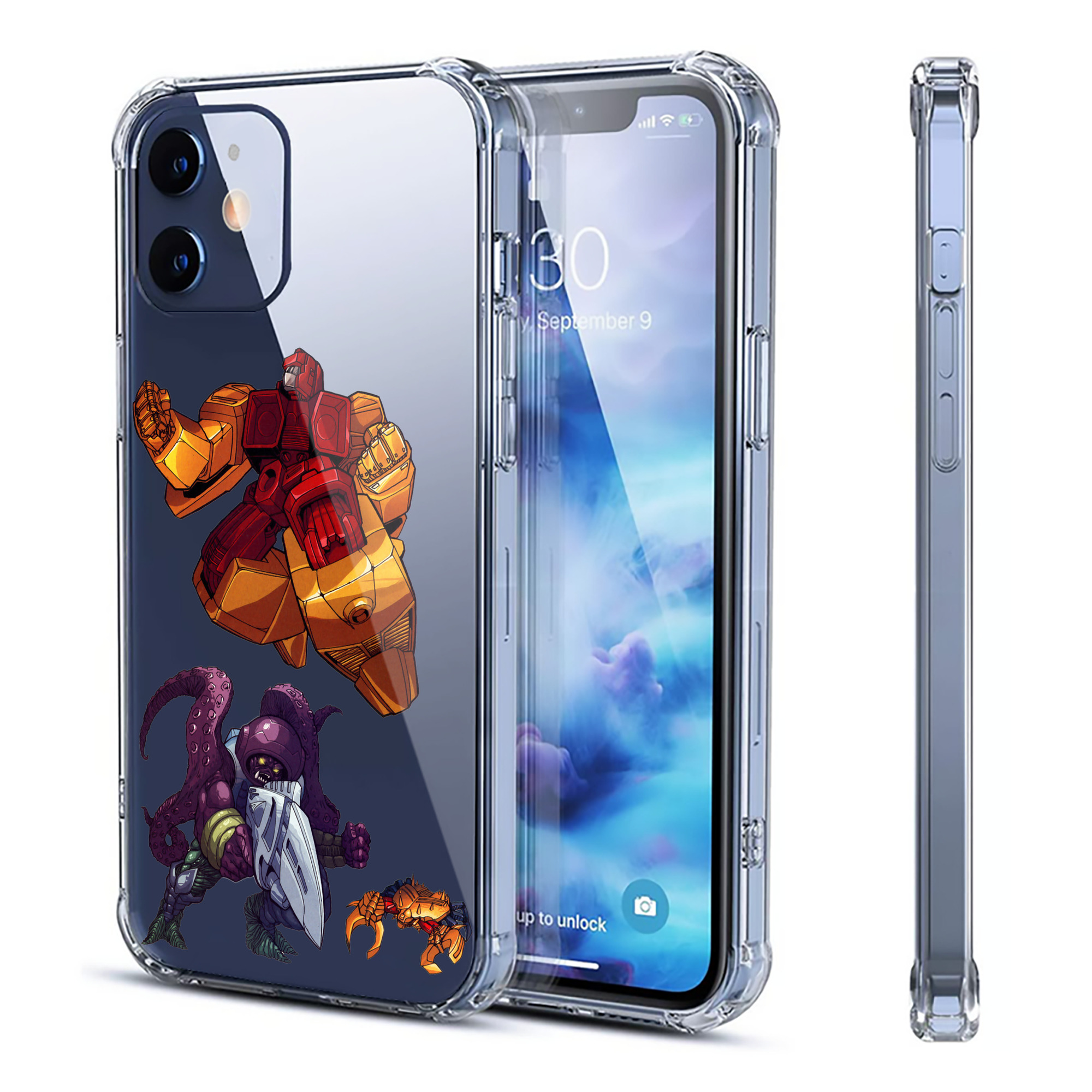（画像用）  【iPhone 12シリーズ対応】透明スマホケース（クリアソフトケース）